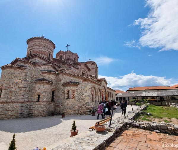 (Foto) Biserica „Sfântul Clement și Sfântul Pantelimon”  din Ohrid, Macedonia de Nord