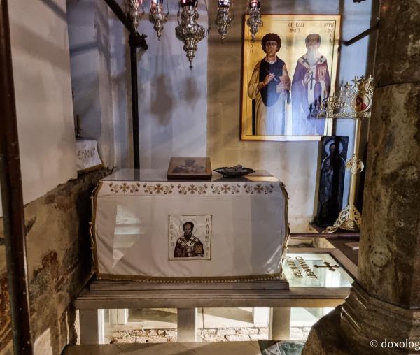 (Foto) Închinare la mormântul Sfântului Clement, Arhiepiscopul Ohridei