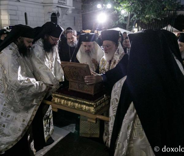 Moaștele Sfântului Andrei Criteanul au ajuns la Iași, la hramul Sfintei Parascheva / Foto: pr. Silviu Cluci