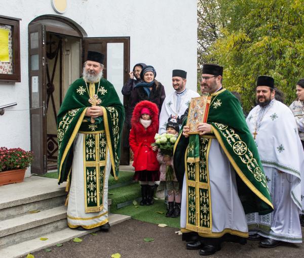 Pr. Andrei Atudori, Pr. Ciprian Ciuntu, pr. Gavril Alexa și pr. Protopop  Marius-Daniel Profir