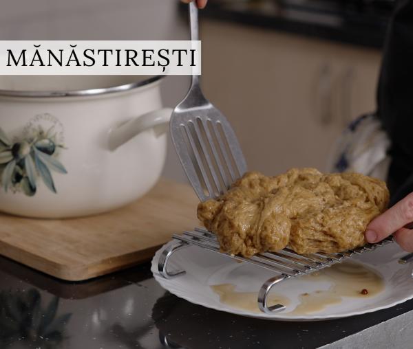 (Video) Cum să prepari acasă „carne” vegetariană – rețeta de seitan a părintelui Silvan