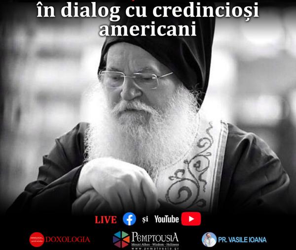 (Video) Părintele Stareț Efrem Vatopedinul - în dialog cu credincioși americani