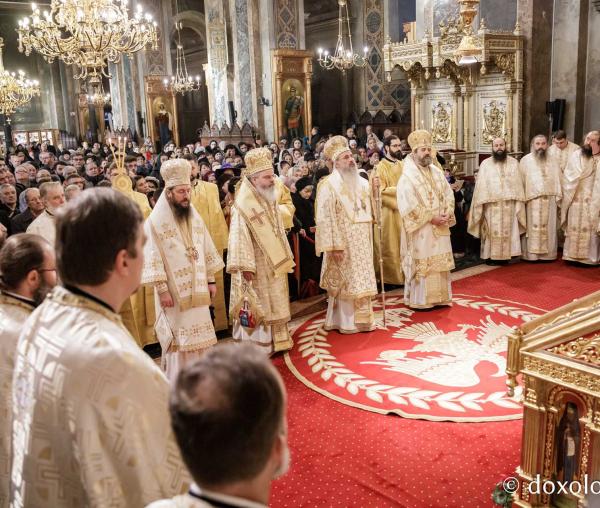 (Foto) Liturghie arhierească praznicul Întâmpinării Domnului, la Catedrala Mitropolitană din Iași 2024