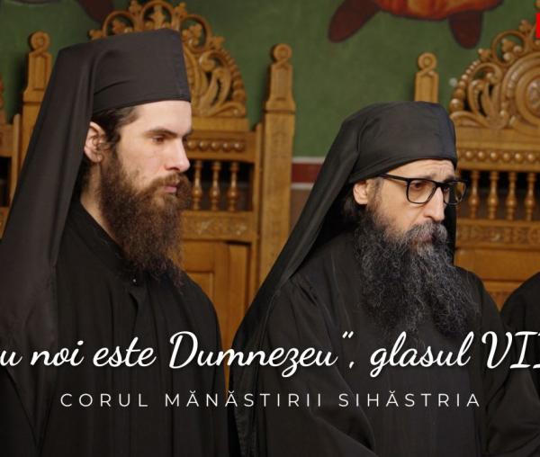 (Video) Corul Mănăstirii Sihăstria – „Cu noi este Dumnezeu”, glasul VIII, de Emanuil Zmeu
