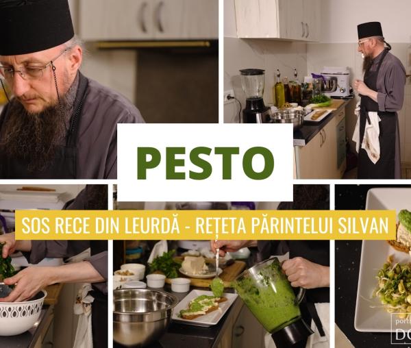 (Video) Pesto (sos rece din leurdă) – rețeta simplă și rapidă a părintelui Silvan de la Sihăstria
