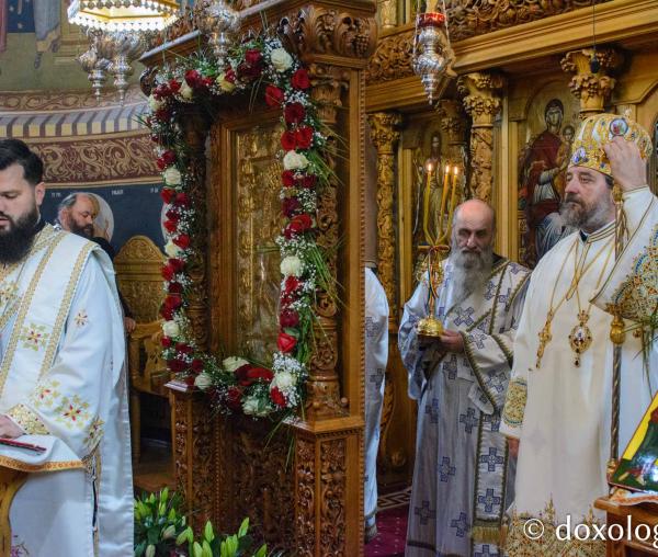 Slujire arhierească la hramul Mănăstirii Vlădiceni