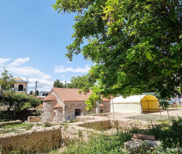 Biserica paleocreștină din Chios unde au fost înmormântați Sfântul Mucenic Isidor și Sfânta Muceniță Miropi