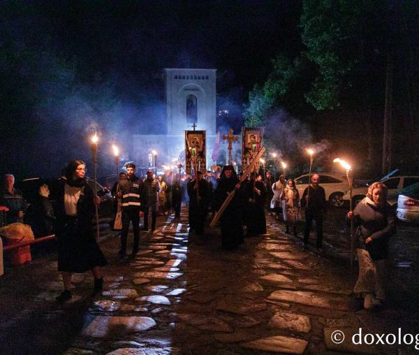 Procesiune la Mănăstirea Sihla în cinstea Sfintei Cuvioase Teodora