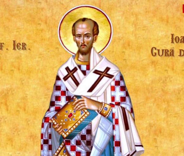 Troparul Sfântului Ierarh Ioan Gură de Aur, Arhiepiscopul Constantinopolului