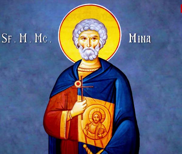 Troparul Sfântului Mare Mucenic Mina