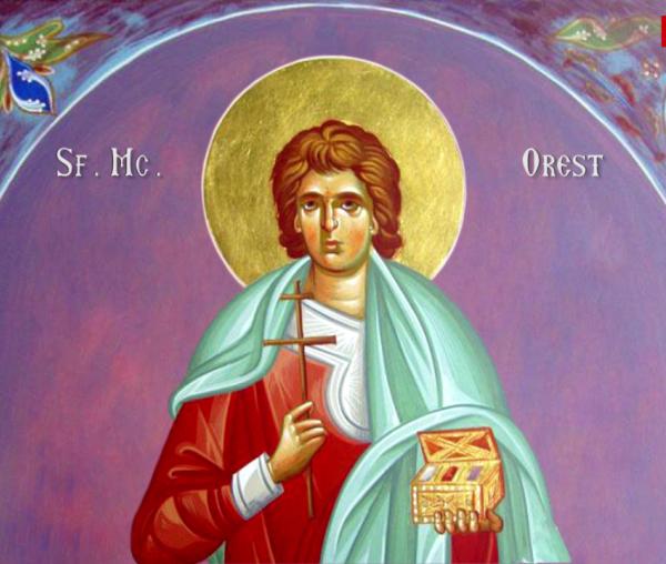 Troparul Sfântului Mare Mucenic Orest