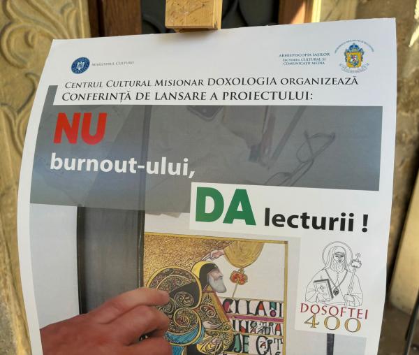 (Video) Centrul Cultural Misionar Doxologia a lansat proiectul „NU Burnout-ului, DA lecturii! Dosoftei 400”
