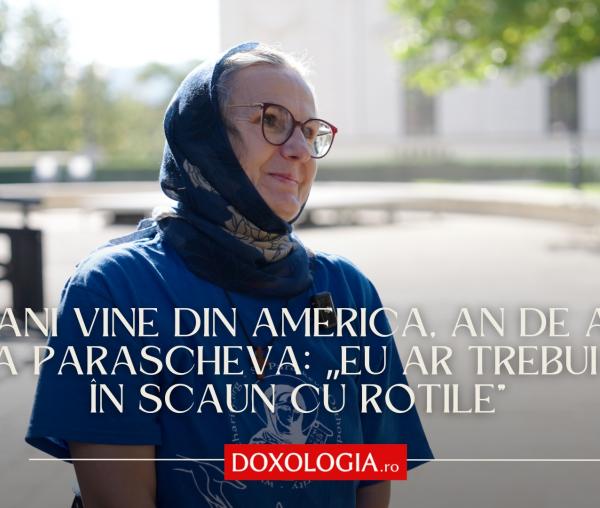 (Video) De 15 ani vine din America, an de an, la Sfânta Parascheva: „Eu ar trebui să fiu în scaun cu rotile”