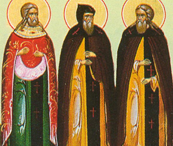 Sfinții Cuvioși Damian, Ieremia și Matei din Lavra Pecerska