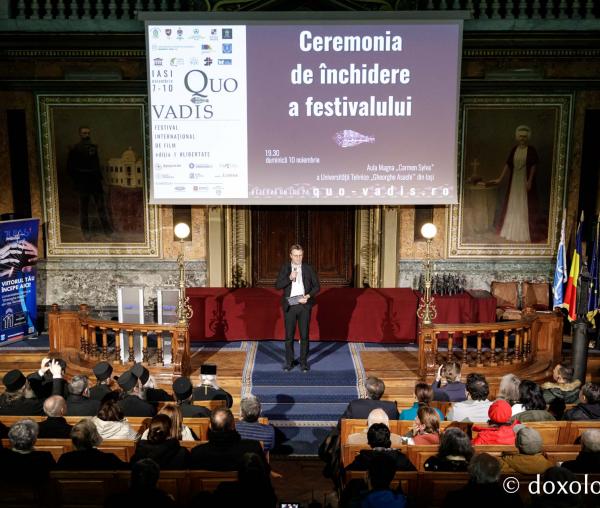 (Foto) Ceremonia de închidere a Festivalului Internațional de film „Quo Vadis”