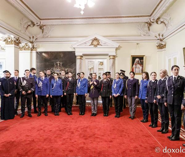 Inspectoratul Judeţean de Jandarmi, Iaşi  – Colindători la Reședința Mitropolitană 2024