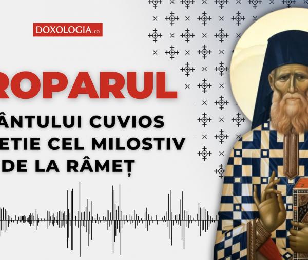 Troparul Sfântului Cuvios Dometie cel Milostiv de la Râmeț