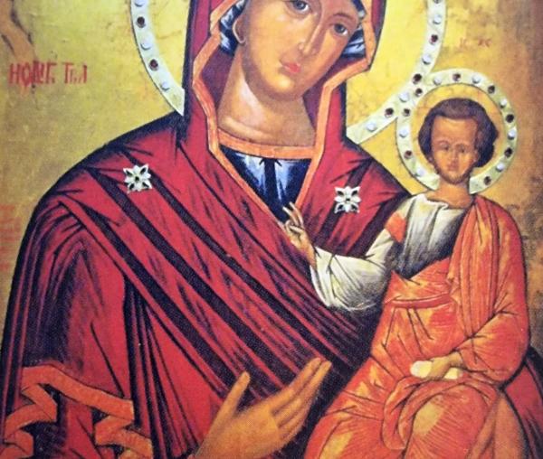 Icoana Maicii Domnului „Îndrumătoarea” de la Biserica Mihai Vodă din București