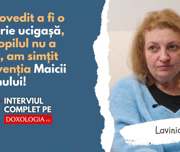 (Video) S-a dovedit a fi o bacterie ucigașă, dar copilul nu a murit, am simțit intervenția Maicii Domnului!