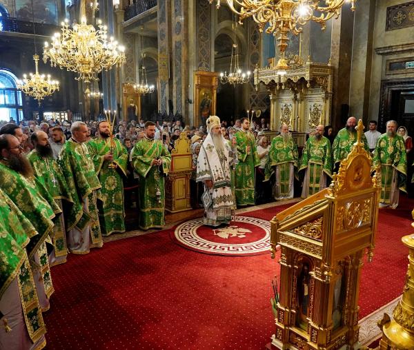 (Video) Sărbătoarea Bisericii, Cincizecimea, la Catedrală Mitropolitană din Iași