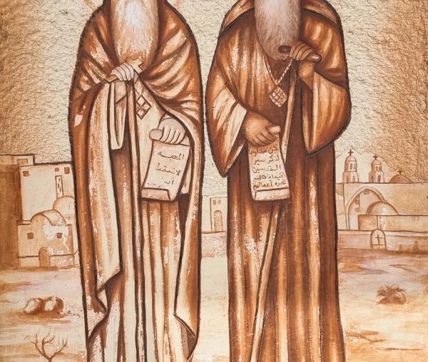 Sfântul Cuvios Moise Etiopianul și Sfântul Isidor de la Schit, duhovnicul său