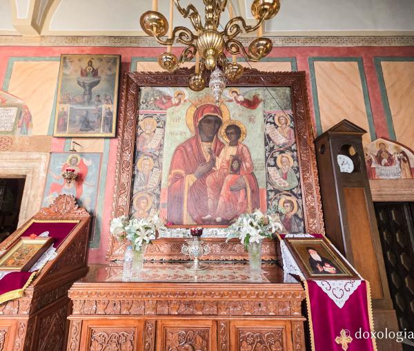 Icoana cu trei ochi a Maicii Domnului „Eleusa” din Patmos – icoana ce a dispărut trei zile în timpul Sfintei Liturghii