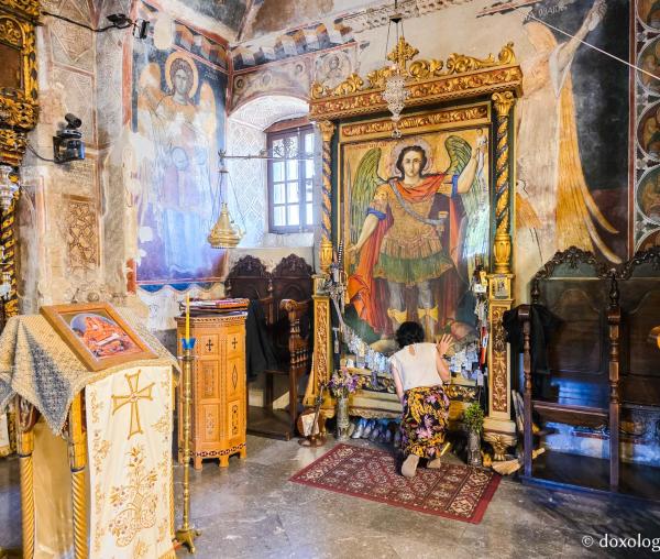 Icoana Sfântului Arhanghel Mihail de la Mănăstirea Tharri din Insula Rodos