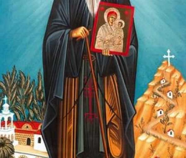 Sfântul Cuvios Meletie din Lardos, ctitorul Mănăstirii „Panaghia Ypseni” din Rodos