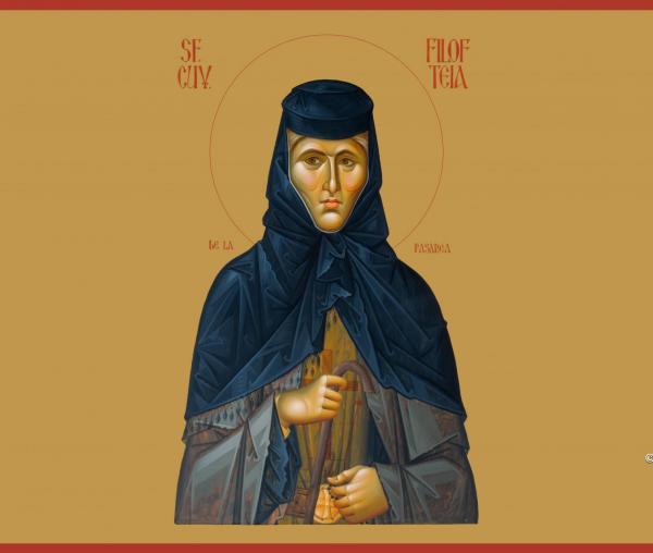 Sfânta Cuvioasă Filofteia de la Pasărea, mama Sfântului Ierarh Calinic de la Cernica
