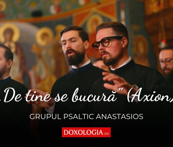 Axion la Liturghia Sfântului Vasile cel Mare, glas 5