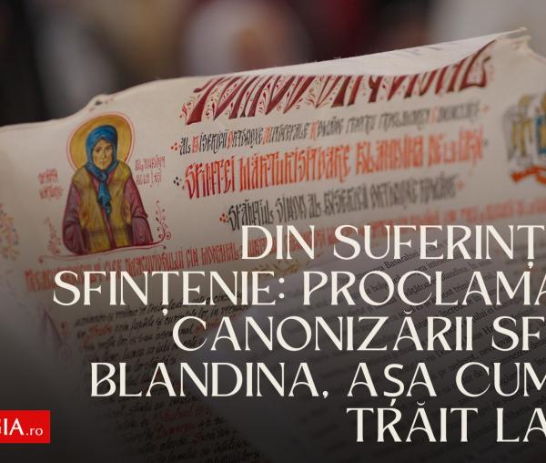 (Video) Din suferință la sfințenie: proclamarea canonizării Sfintei Blandina, așa cum s-a trăit la Iași