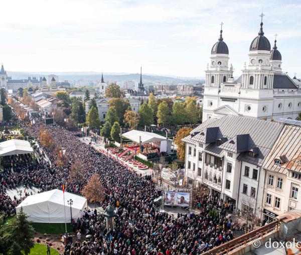 (Video) Imagini din dronă – Iașul în ziua de sărbătoare a Sfintei Parascheva