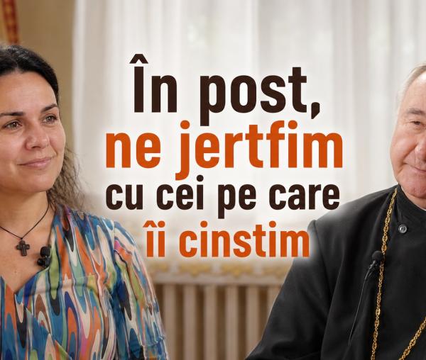 Parintele Stelian Tofană și Anda Elena Toma