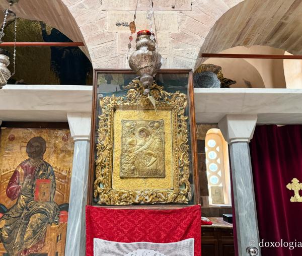 Icoana făcătoare de minuni a Maicii Domnului „Neamonitissa” de la Mănăstirea Nea Moni din Chios
