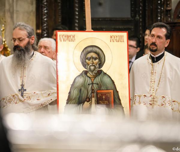 Condacul Sfântului Gheorghe Pelerinul – interpretat de corul de maici al Mănăstirii Văratec