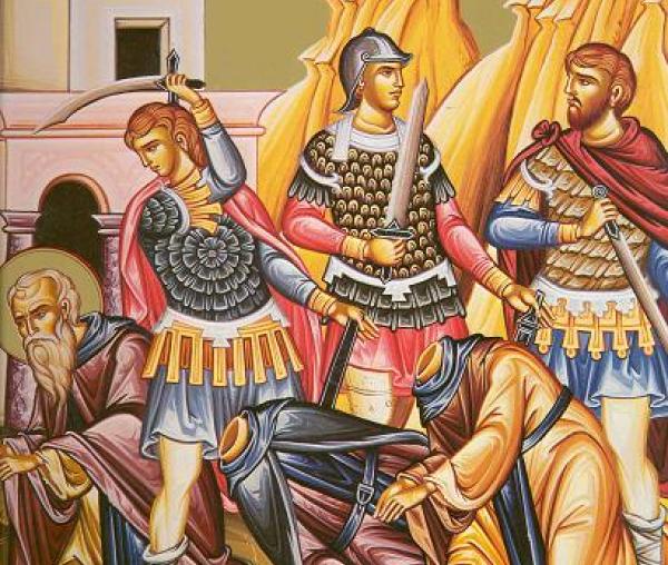 Sfinții Cuvioși Părinți uciși în Sinai și Rait