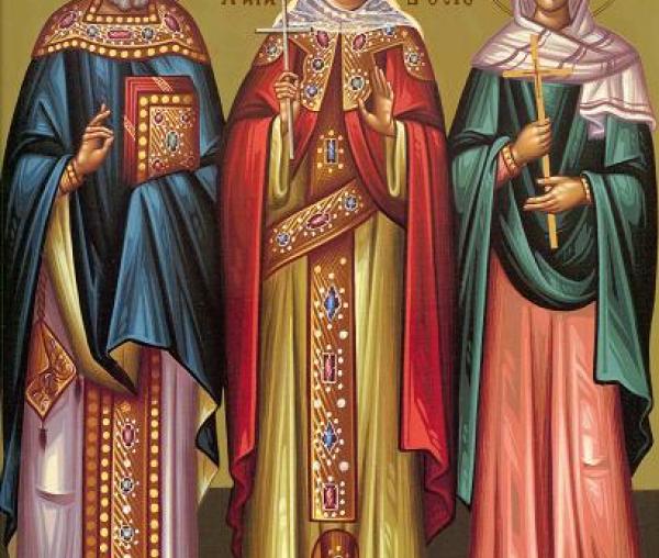 Sfântul Mucenic Vasile, preotul din Ancira, Sfânta Muceniță Drosida, Sfânta Muceniță Calinica