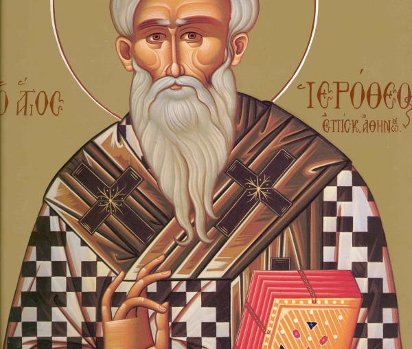 Sfântul Sfinţit Mucenic Ierotei, Episcopul Atenei