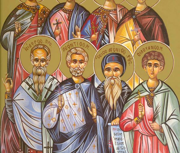 Sfinții Mucenici: Mavrichie, Antonie, Daniil, Apolonie, Leontie, Siluan, Sfântul Isidor, preotul, Cuviosul Antonie