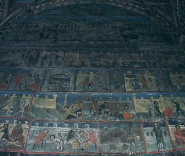 Frescă Biserica „Înălțarea Domnului” - Mănăstirea Neamț
