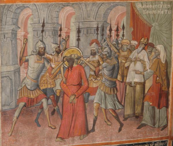 Mântuitorul Iisus Hristos la arhiereul Caiafa
