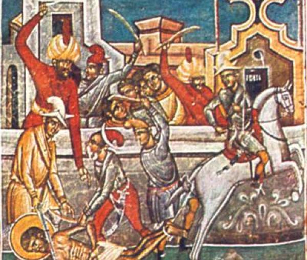 Patimile Sfântului Ioan cel Nou - Sfârșitul mucenicesc