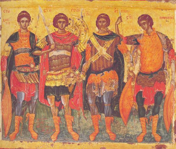 Sfinții Militari Dimitrie, Gheorghe, Artemie și Procopie