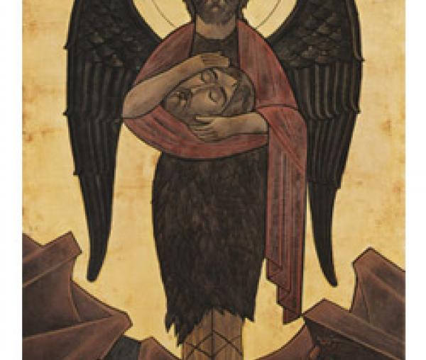 Icoană coptică a Sfântului Ioan Botezătorul