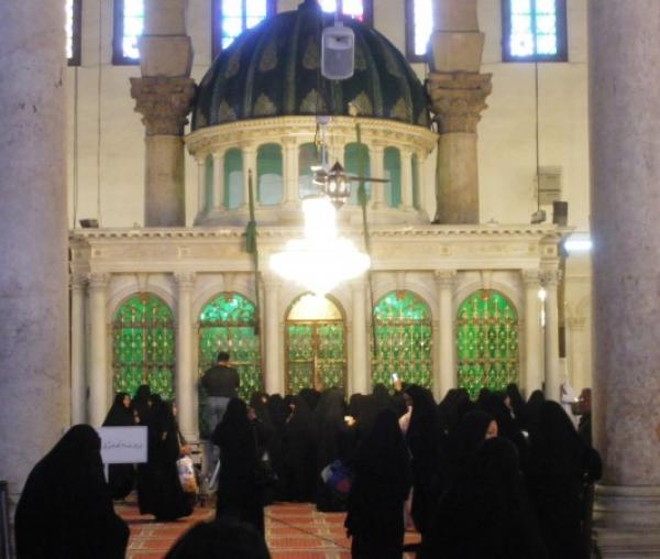Altarul unde se păstrează Capul Sfântului Ioan Botezătorul - Damasc, Siria