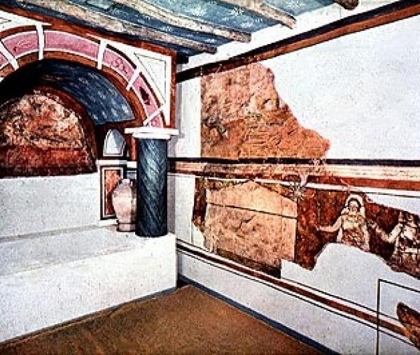 Interiorul bisericii de la Dura Europos