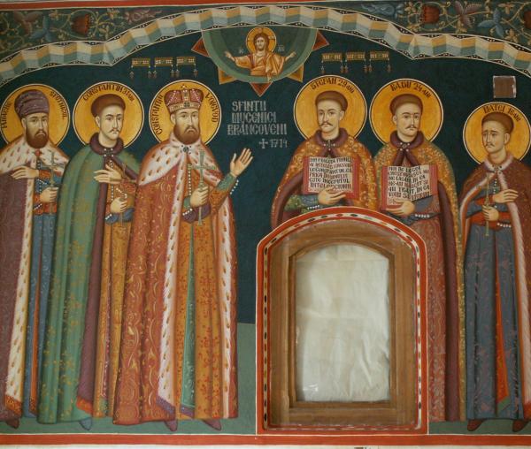 Sfinții Martiri Brâncoveni, Constantin Vodă cu cei patru fii ai săi: Constantin, Ștefan, Radu, Matei, și sfetnicul Ianache