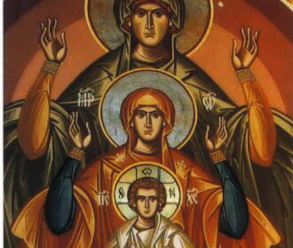 Sfânta Ana, Sfânta Fecioară Maria și Mântuitorul Iisus Hristos