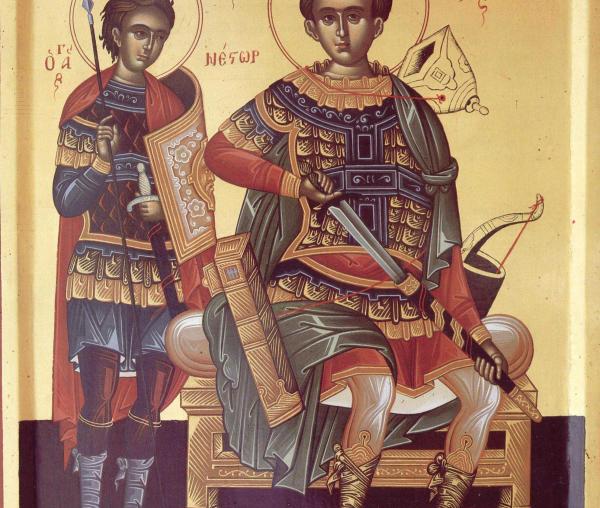 Sfântul Mare Mucenic Dimitrie și Sfântul Mucenic Nestor