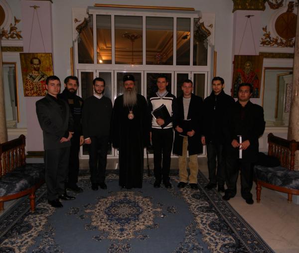 Colindători la IPS Teofan - Corul studenților din Republica Moldova